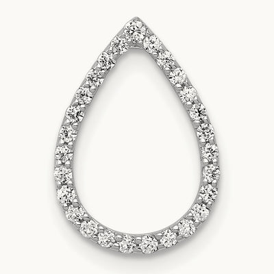 1/5ct. Diamond Teardrop Chain Slide — photo set