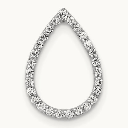 1/5ct. Diamond Teardrop Chain Slide — photo set