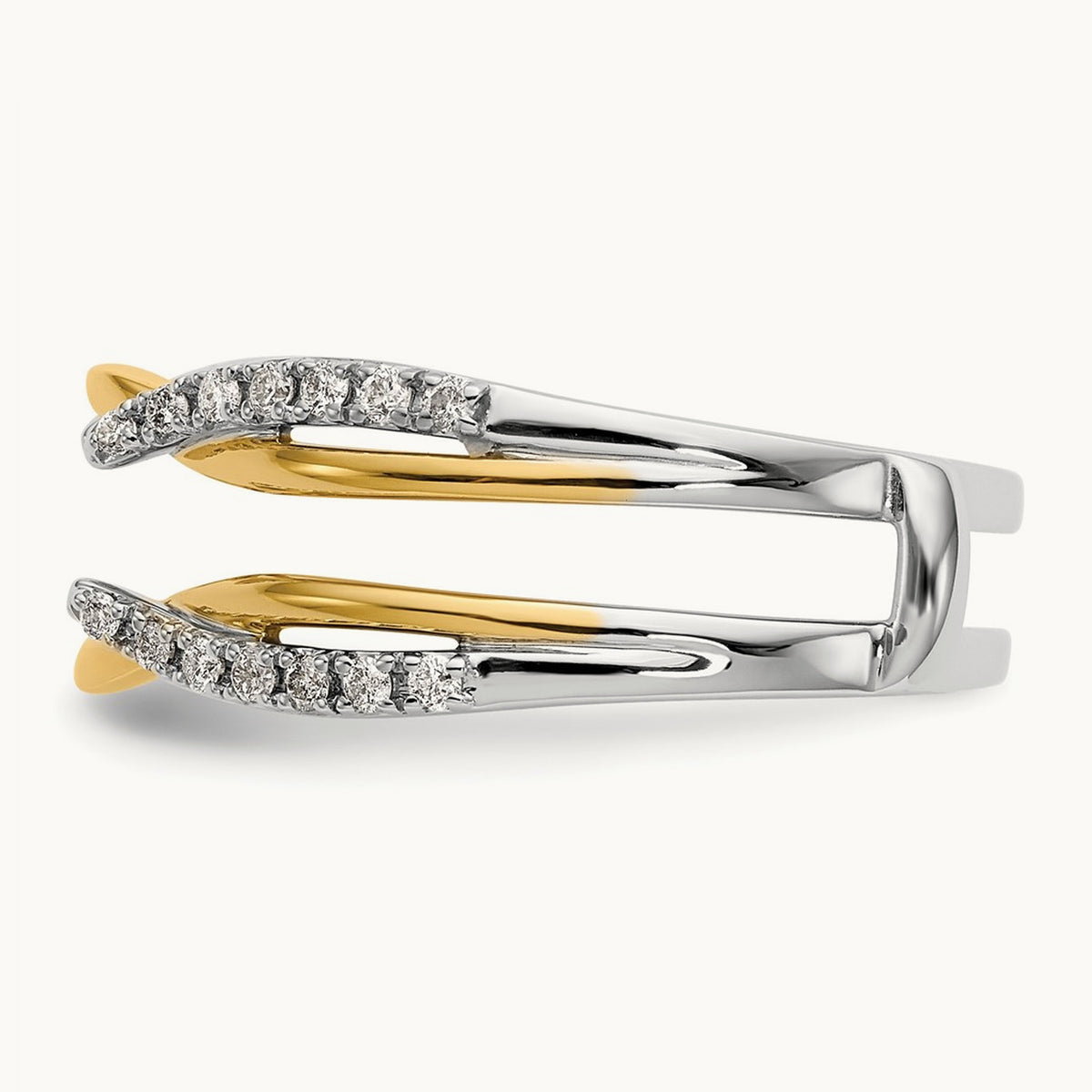 Diamond Guard, 14K Two-tone