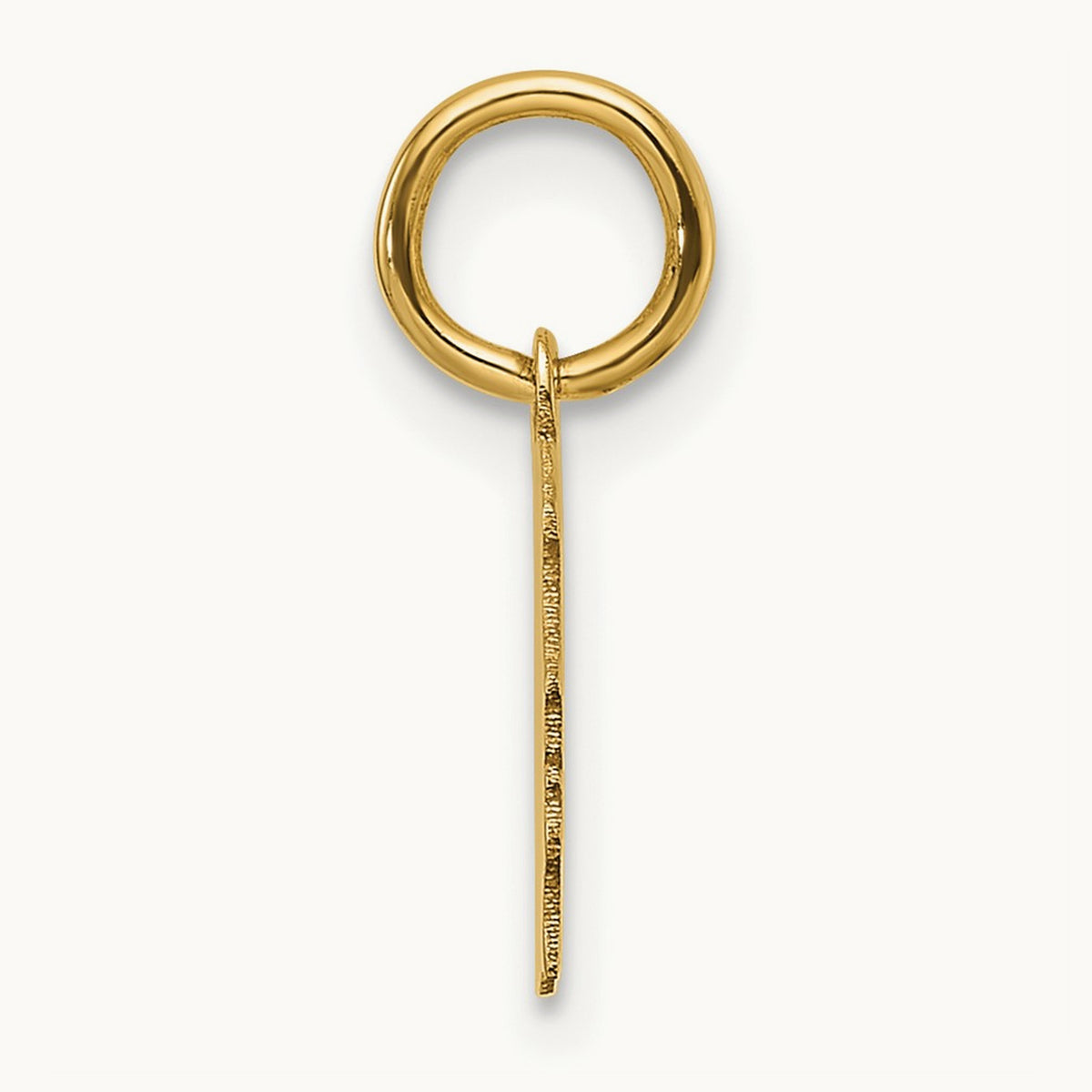 Plain Small .013 Gauge Facing Right Engravable Girl Head Charm — 15mm