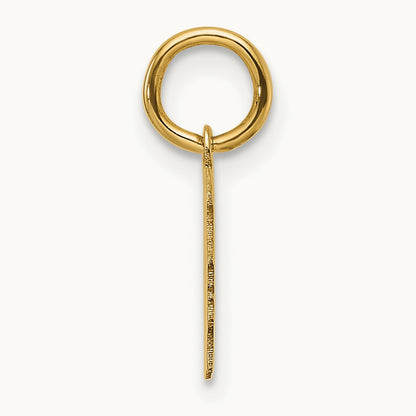 Plain Small .013 Gauge Facing Right Engravable Girl Head Charm — 15mm