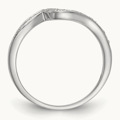 Diamond Wedding Band, 14K White Gold
