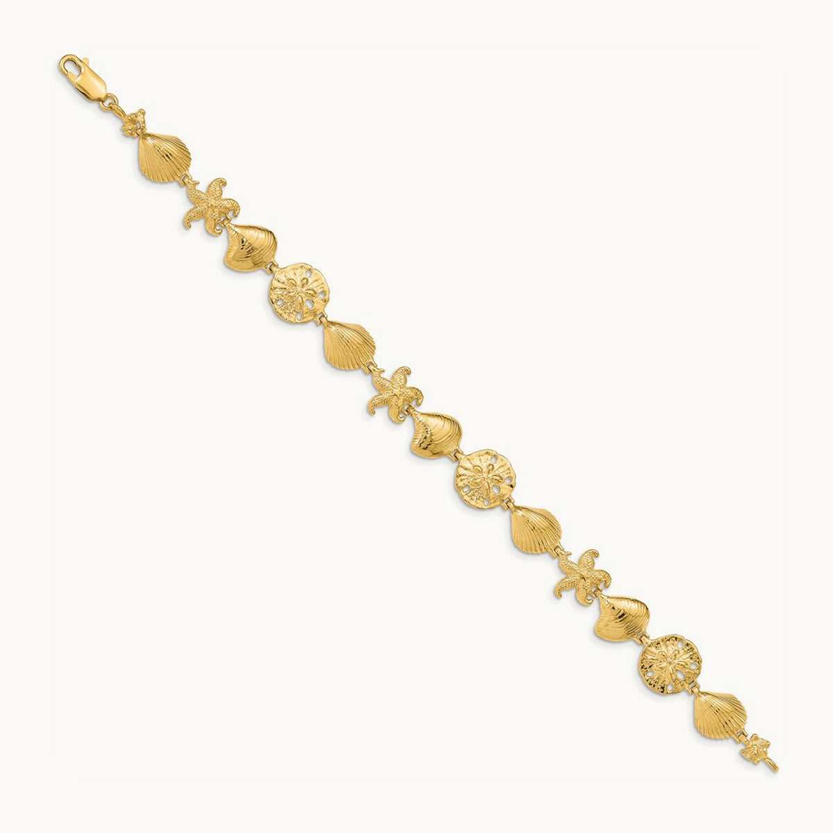 Sea Life Bracelet, 14K