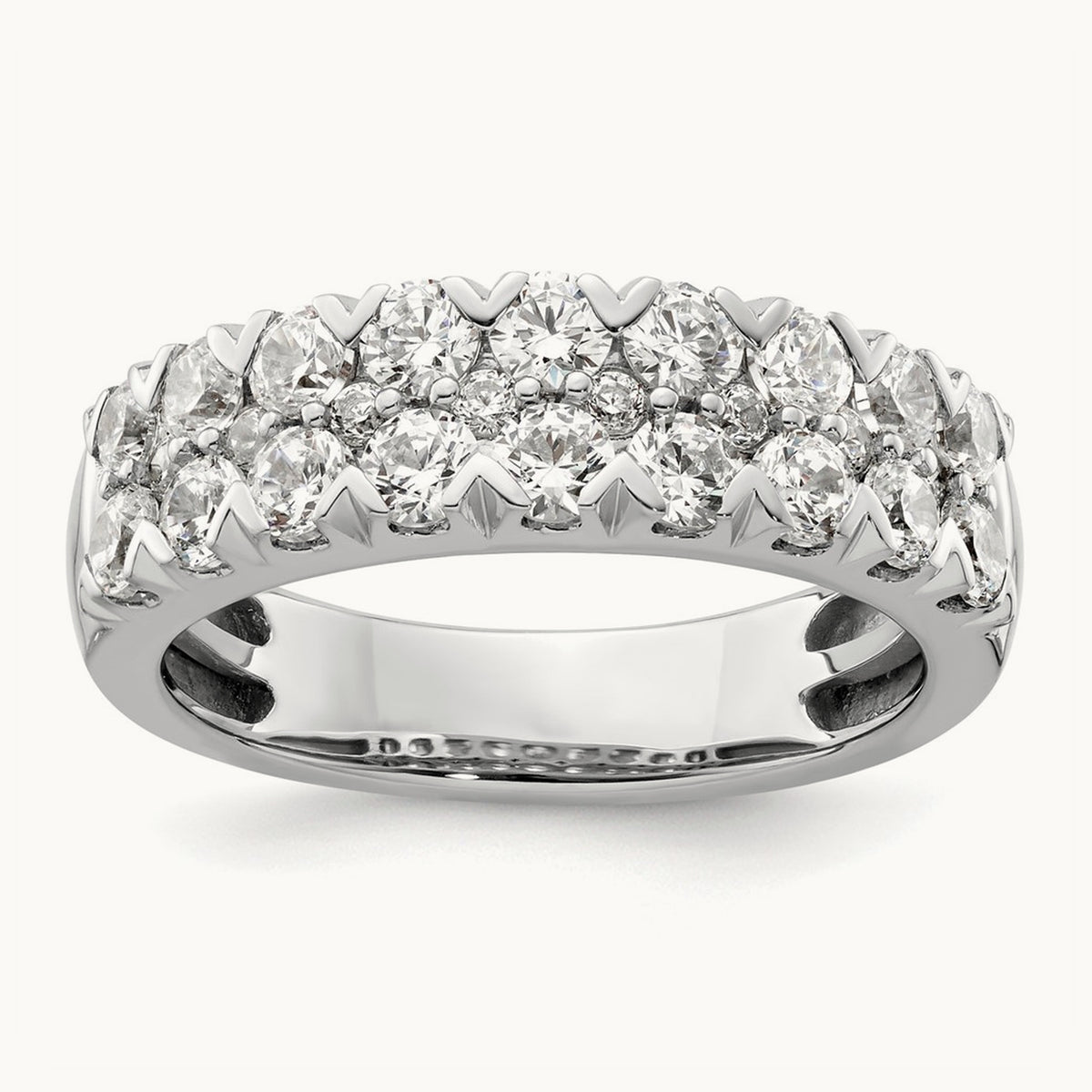 Double Row Band — 1 1/2 ct, 7