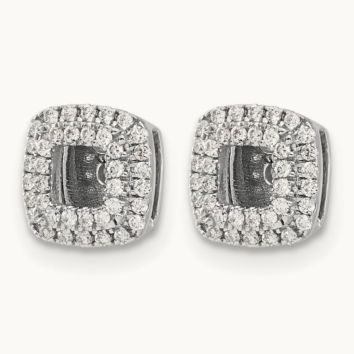 Diamond Square Earring Jackets — photo set