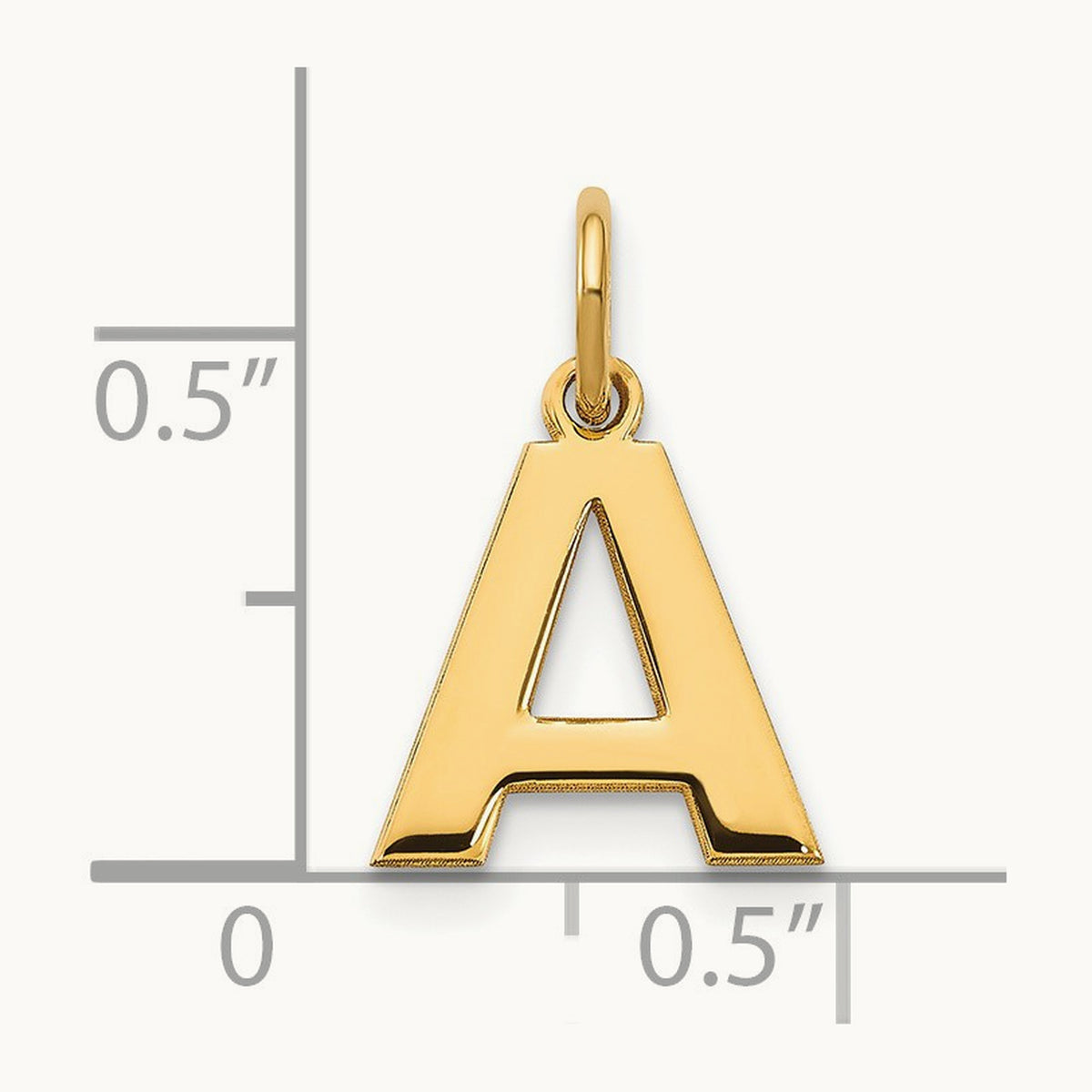 Initial Pendant — A