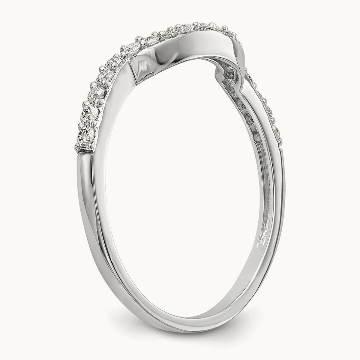 Diamond Band, 14K White Gold
