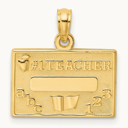 #1 TEACHER Charm — photo set