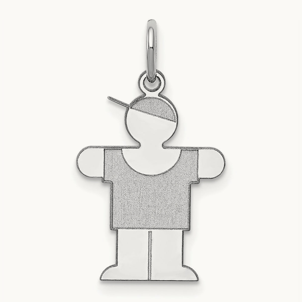 Kid Charm — 14K White Gold