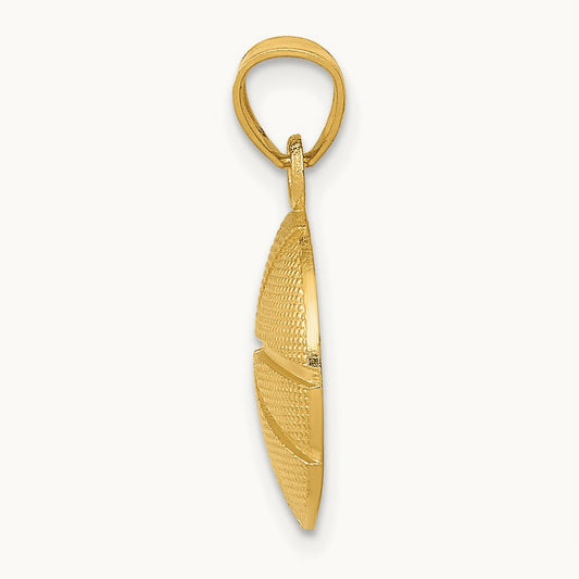 Basketball Pendant, 14K