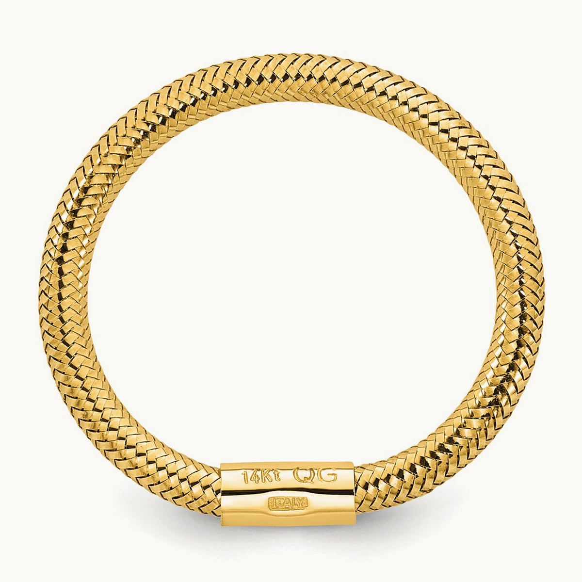 Mesh Stretch Ring, 14K