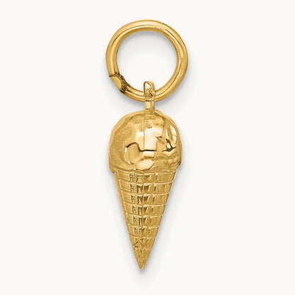 Fancy Ice Cream Cone, 14K