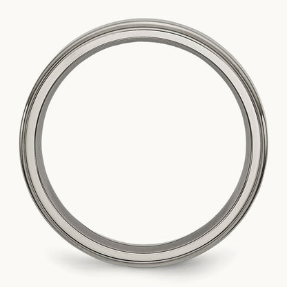 Polished Ridged Edge Band — photo set