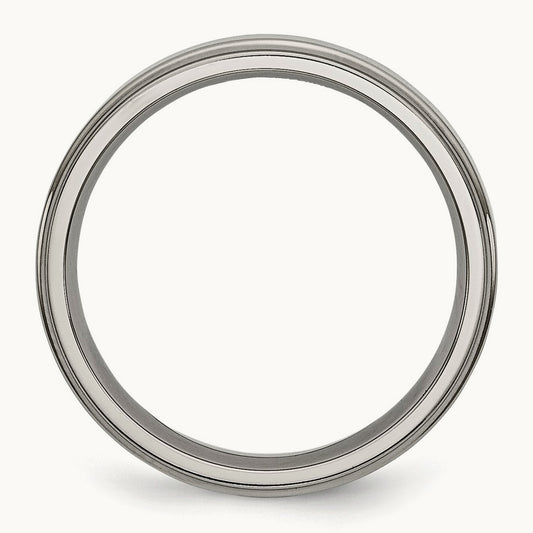 Polished Ridged Edge Band — photo set