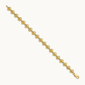 Clam Shell Bracelet, 14K