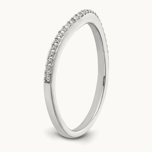 Contoured Diamond Band — photo set