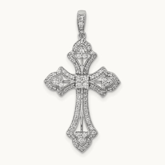 1/2ct. Diamond Fancy Cross Pendant — photo set