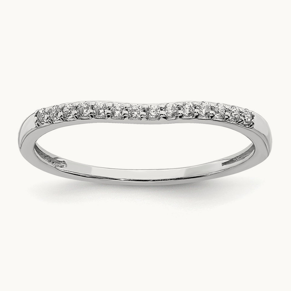 Wedding Band, 0.10 ct tw Lab-Grown Diamond