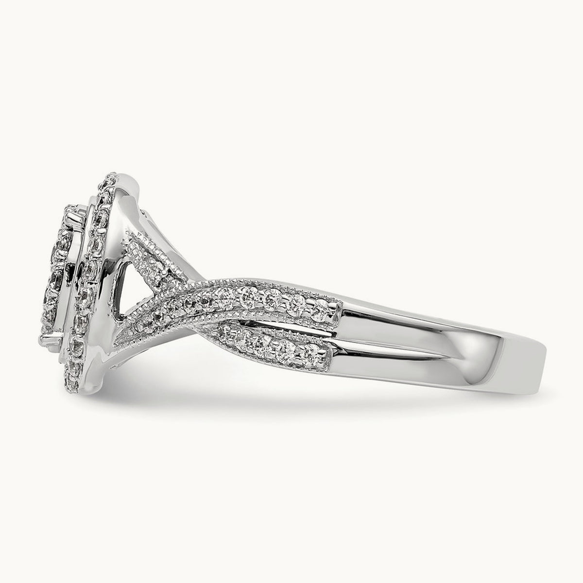 Cluster Engagement Ring, 0.50 ct tw