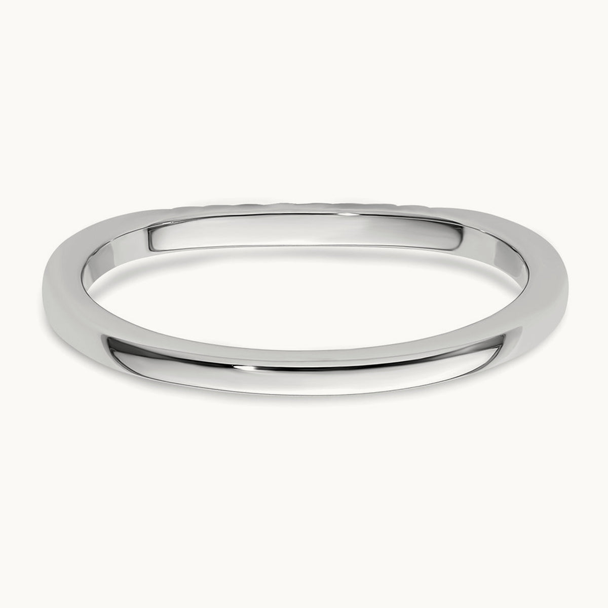 Diamond Wedding Band, 14K White Gold