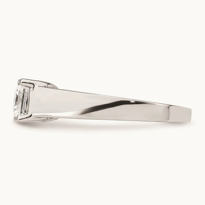 Square Solitaire Engagement Ring Mounting