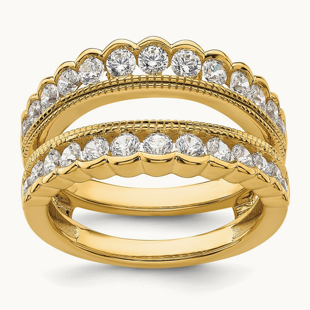 Ring Guard, 1.25 ct tw Lab-Grown Diamond — 14K Yellow Gold