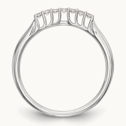 Diamond Wedding Band, 14K White Gold