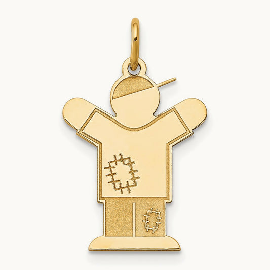 Kid Charm — 14K Yellow Gold
