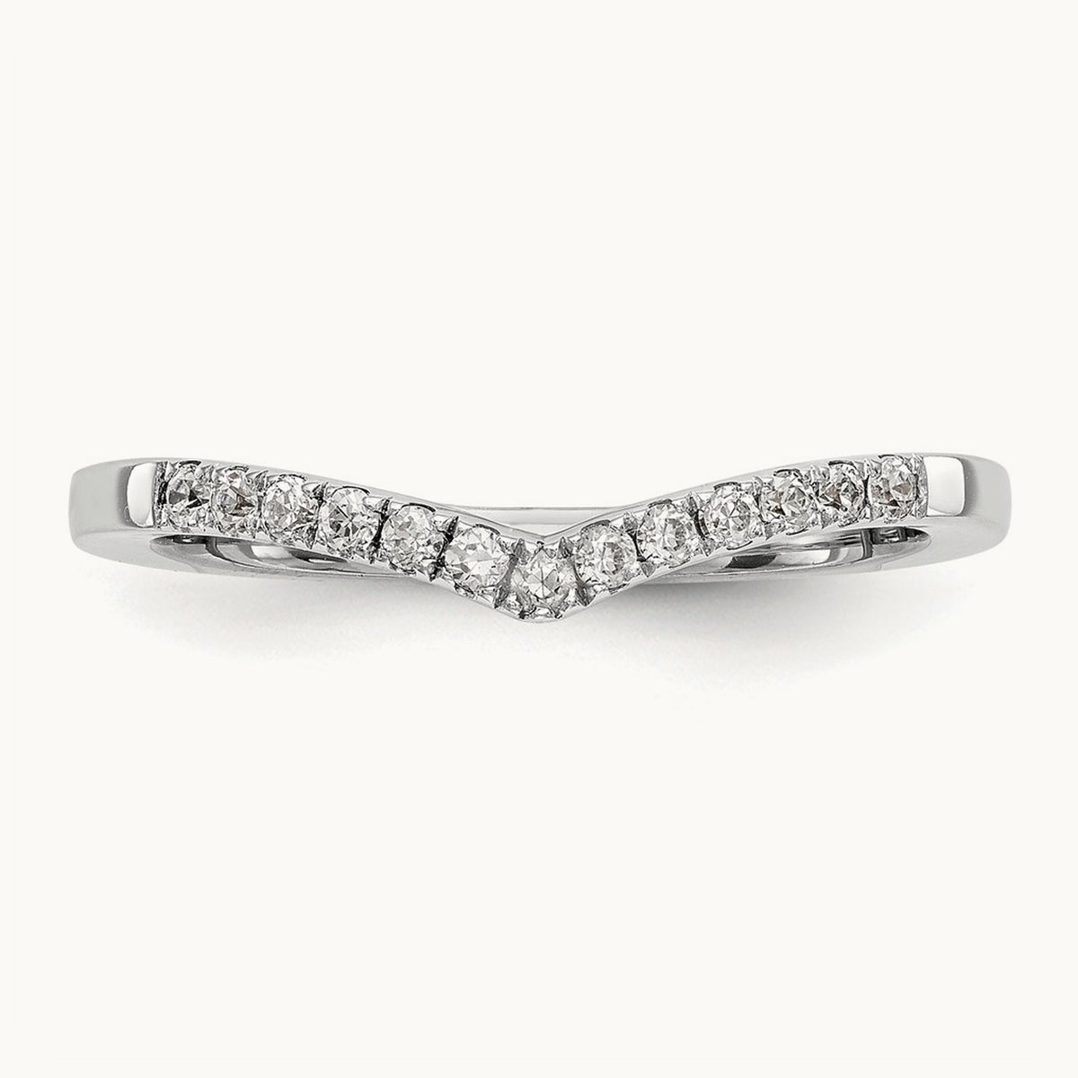 Diamond Band, 14K White Gold