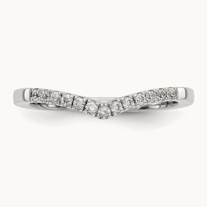 Diamond Band, 14K White Gold