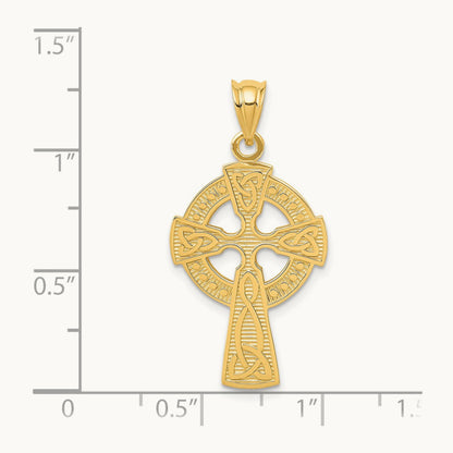 Celtic Cross Pendant, 14K