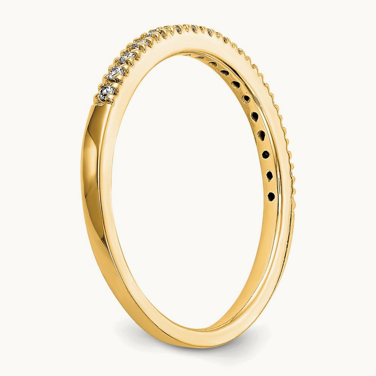 Diamond Wedding Band, 10K