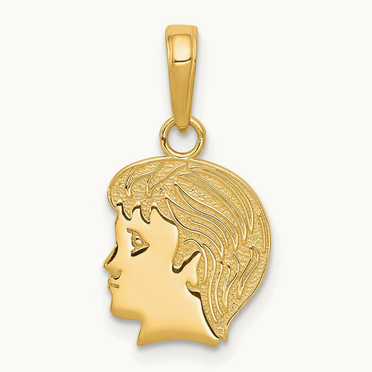 Boy charm, 14K