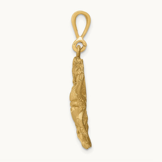 Satin Diamond-cut Cancer Zodiac Charm — photo set