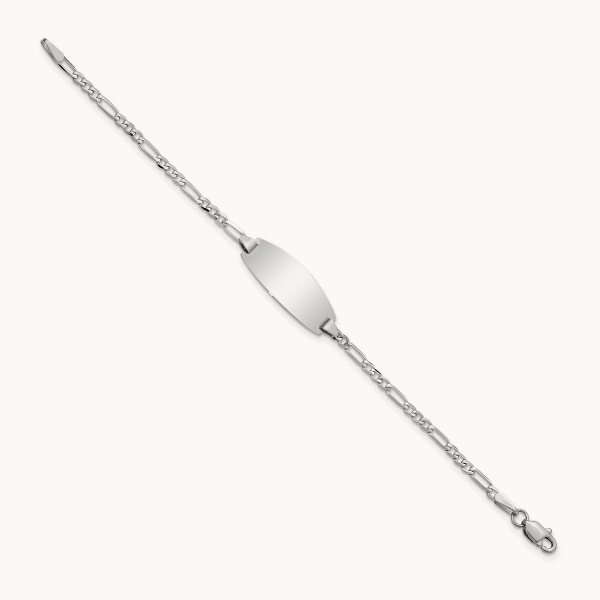 Oval Figaro ID Bracelet