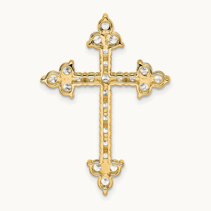 Cross Pendant, 1.50 ct tw Lab-Grown Diamond