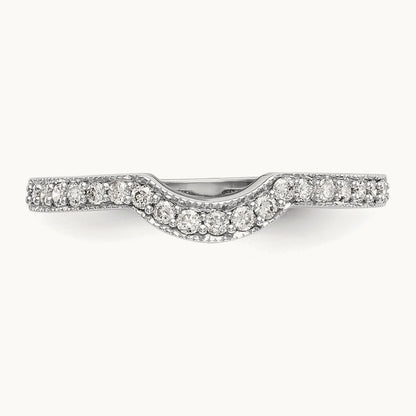 Diamond Band, 14K White Gold