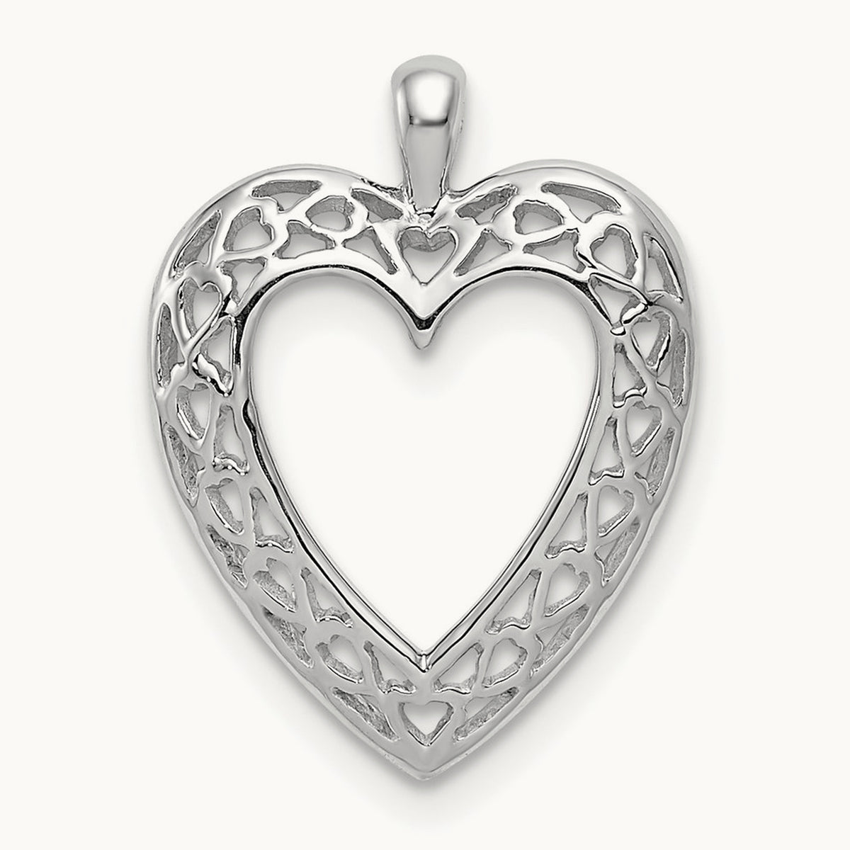 Cut-Out Heart Pendant — photo set