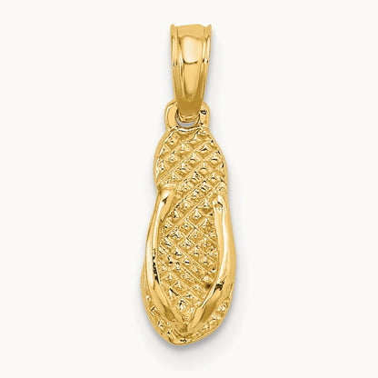 JAMAICA Flip-Flop Charm, 14K