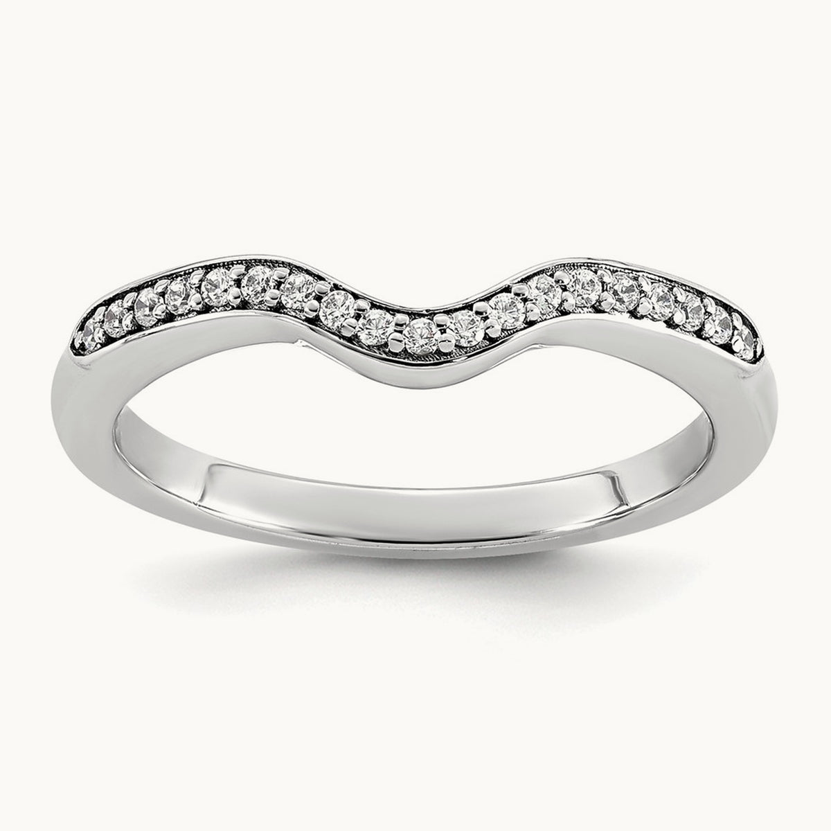 Wedding Band, 0.10 ct tw Lab-Grown Diamond