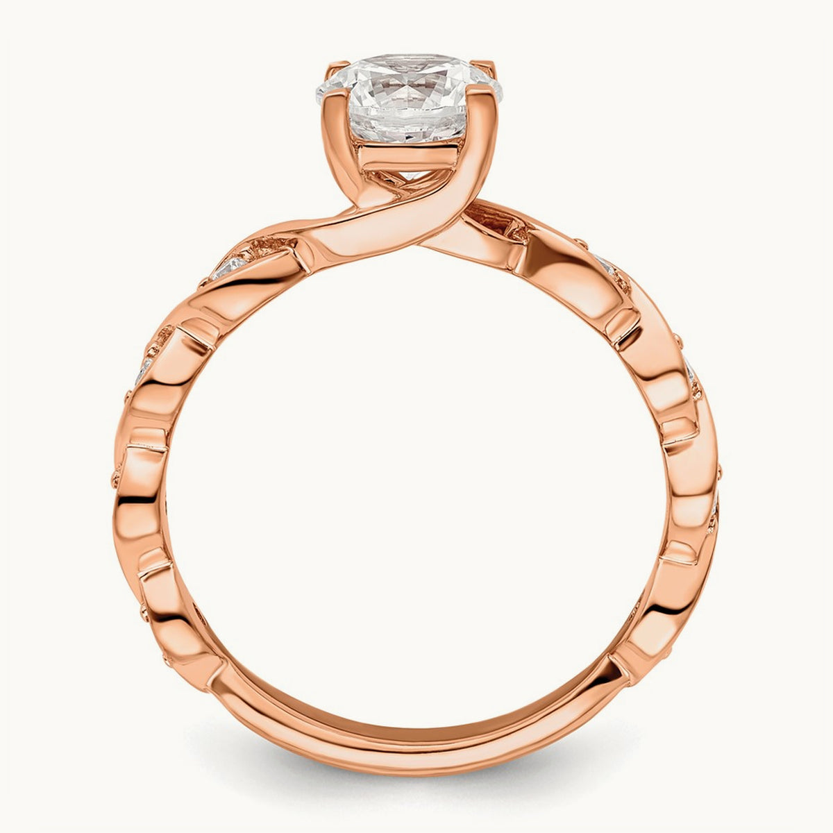 Semi-Mount Engagement Ring, 0.15 ct tw Lab-Grown Diamond