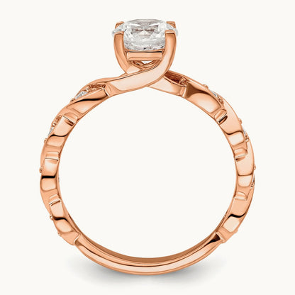 Semi-Mount Engagement Ring, 0.15 ct tw Lab-Grown Diamond