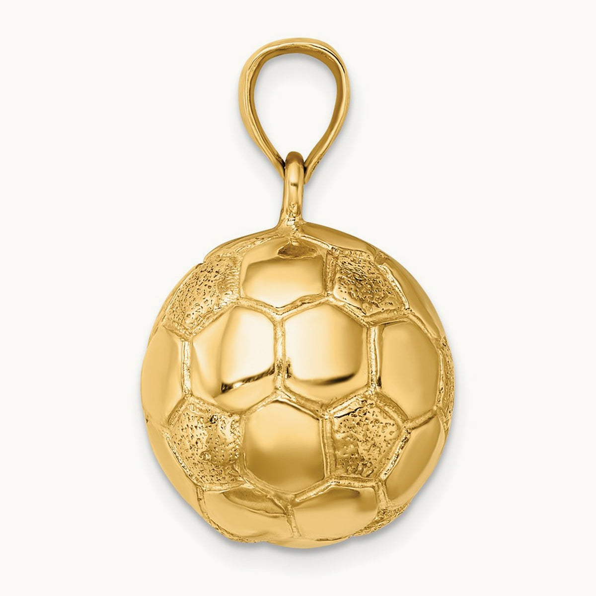 3-D Soccer Ball Charm — 16.5mm