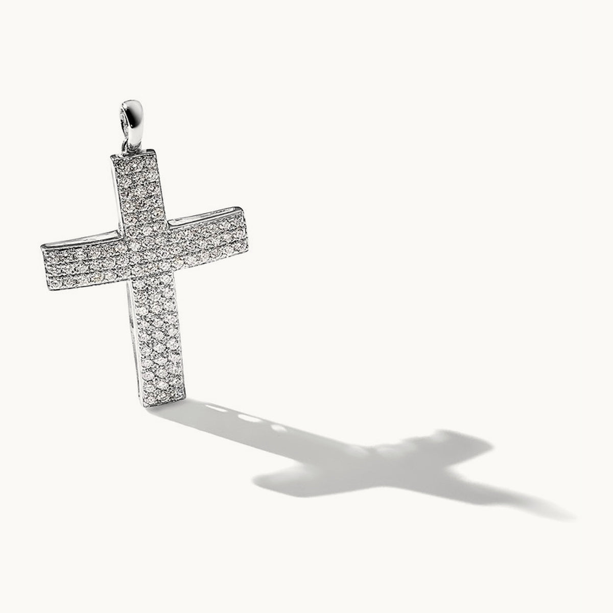 Latin Cross Pendant, 0.50-1.00 ct tw Lab-Grown Diamond