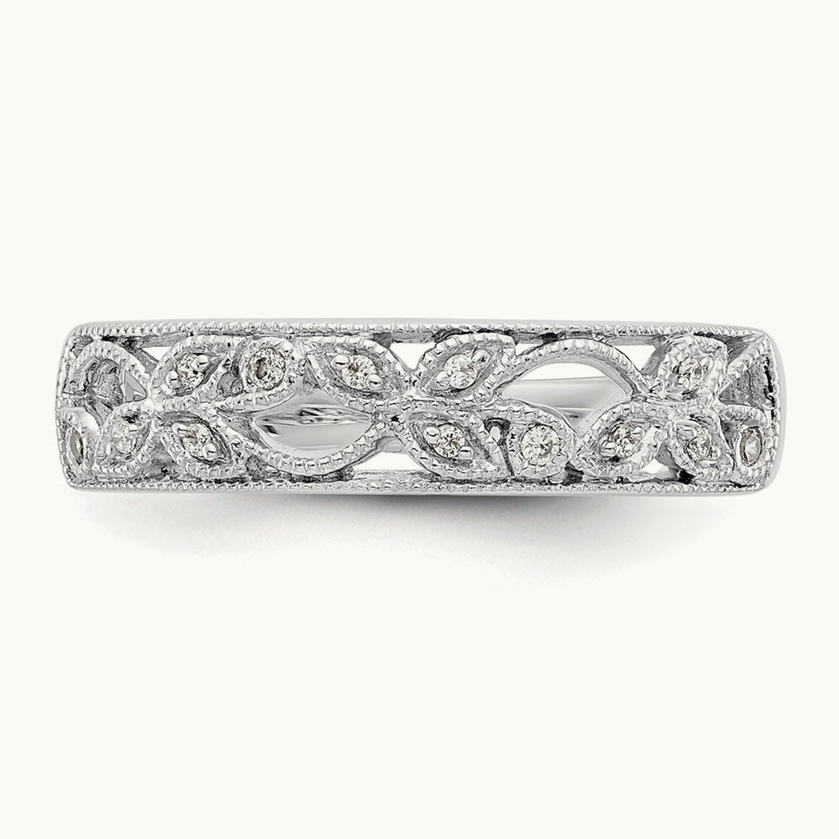 Diamond Band — 14K White Gold, 7