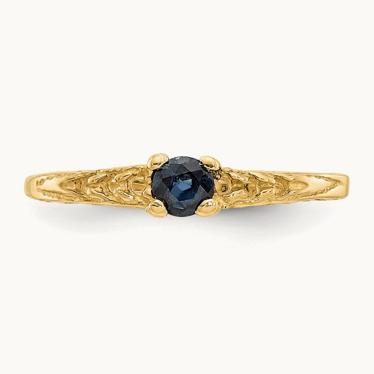Madi K Sapphire Birthstone Baby Ring, 3mm, 14K