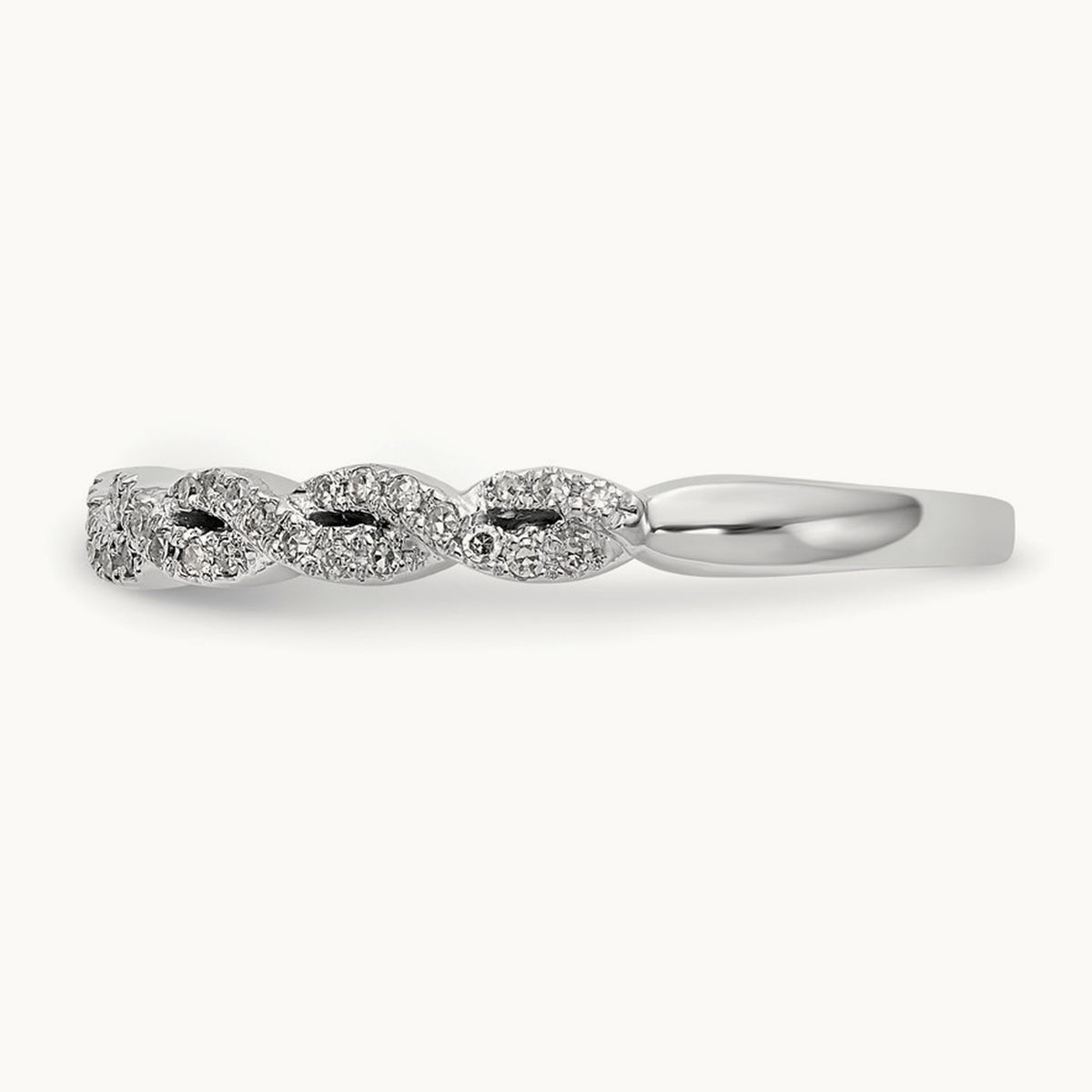 Diamond Band, 14K White Gold
