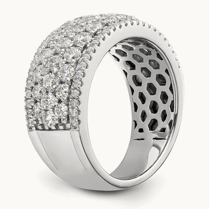 Complete Diamond Band, 14K White Gold