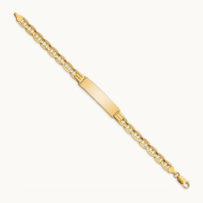 Anchor ID Bracelet, 14K