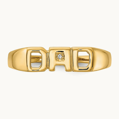 AA Diamond men's ring, 14K